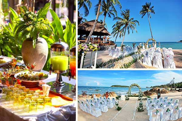 Wedding Nora Beach Resort Spa Chaweng Beach Koh Samui Thailand